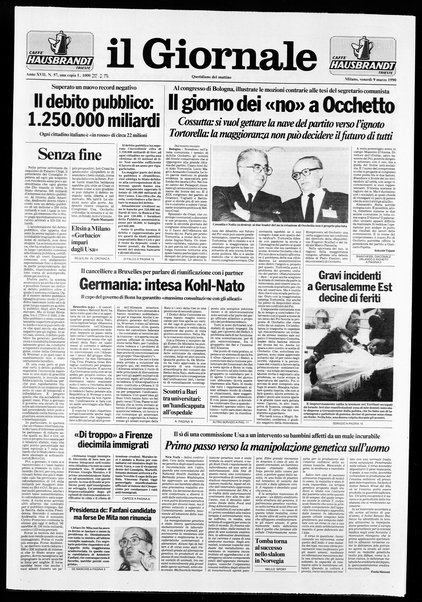 Il giornale : quotidiano del mattino